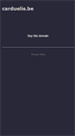 Mobile Screenshot of carduelis.be